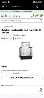 4 grasparkieten met kooi, Ophalen, Zo goed als nieuw