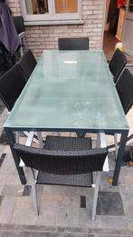 Tafel ,stoelen,paraplu, Tuin en Terras, Ophalen of Verzenden