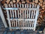 Poort in kastanje hout ., Tuin en Terras, Ophalen, Gebruikt, Hout