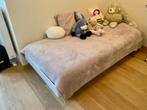 Lit 1 personne Latoflex (matelas, sommier, cadre), Ophalen, Gebruikt, Eenpersoons, Wit