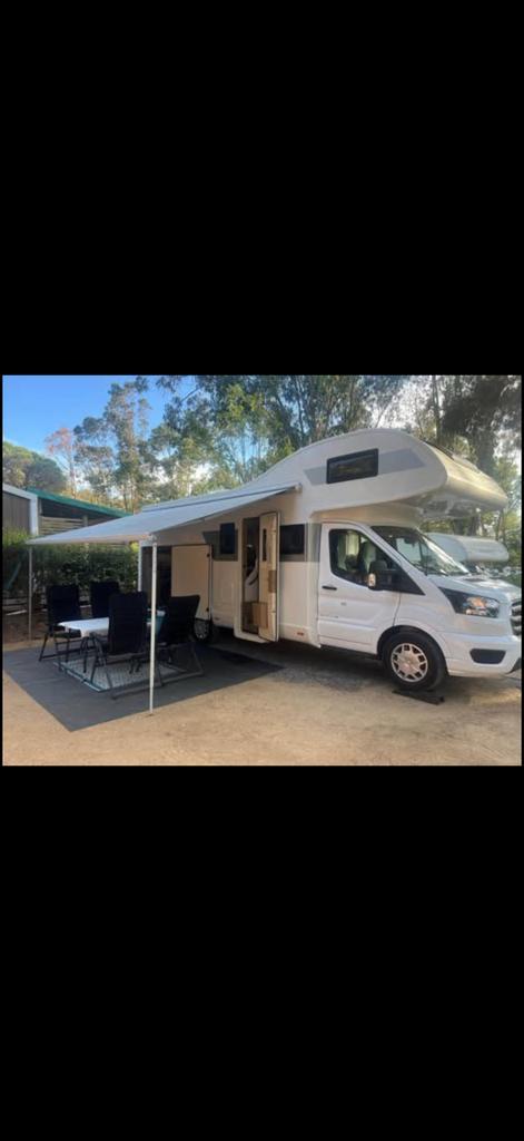 Mobilhome met xxl garage, Caravans en Kamperen, Mobilhomes, Particulier, Ophalen