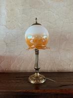 Vintage glazen lamp, Ophalen, Zo goed als nieuw
