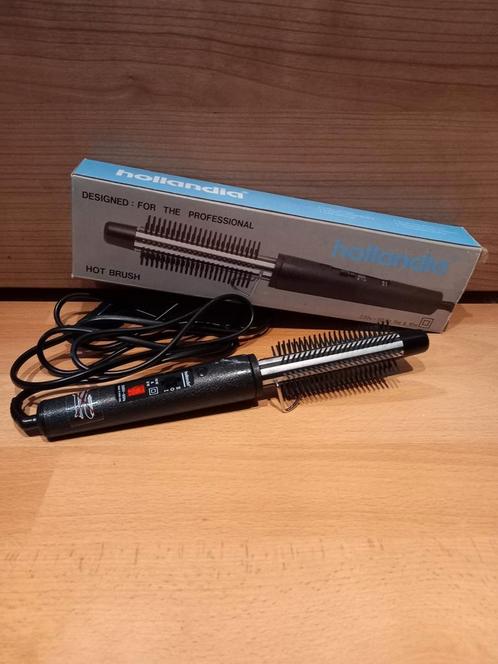 Hollandia Hot Brush 220V 50Hz 8W en 16W, Handtassen en Accessoires, Uiterlijk | Haarverzorging, Zo goed als nieuw, Kam of Borstel