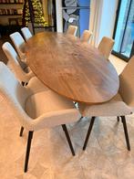 Ovale houten tafel, Ophalen, Zo goed als nieuw