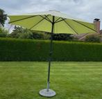 parasol + voet, Ophalen