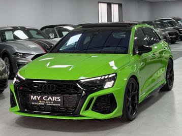 Audi RS3 2.5 TFSI 400 Cv Quattro Panoramic Full Black Pack, Autos, Cuir, Achat, 2480 cm³, Euro 6