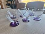 6 dessert glazen, Ophalen, Zo goed als nieuw, Overige typen