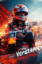 Reclamebord vintage Max Verstappen Red Bull Racing mancave, Verzamelen, Merken en Reclamevoorwerpen, Ophalen of Verzenden, Nieuw