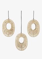 Nieuwe rotan hanglamp., Huis en Inrichting, Ophalen, Nieuw, Bruin, Rechthoekig