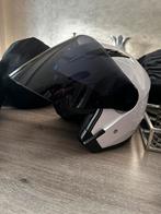 Casque moto/Scooter blanc, Motoren, Ophalen of Verzenden, M
