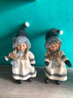 2 kerstpoppen / beeldjes, Ophalen, Zo goed als nieuw