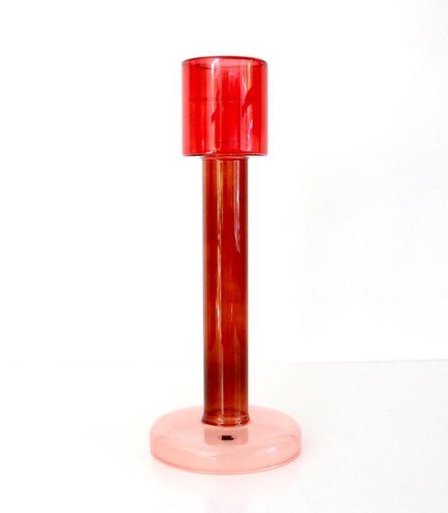 Bole Design Candle Holder - red/pink, Huis en Inrichting, Woonaccessoires | Kandelaars en Kaarsen, Zo goed als nieuw, Kandelaar