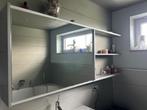 Badkamer spiegel met kast schuifbaar, Maison & Meubles, Comme neuf, Enlèvement ou Envoi