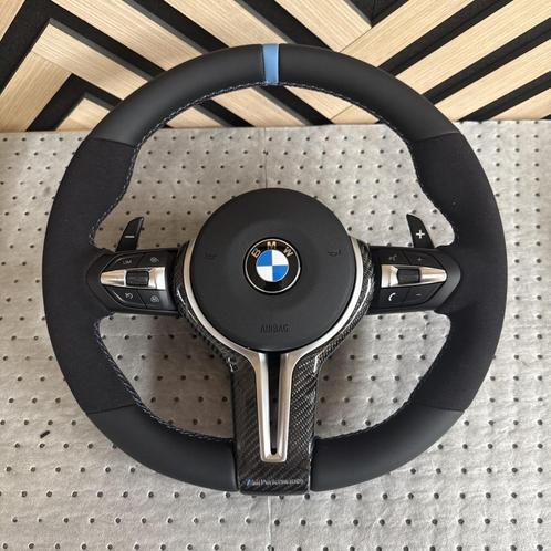 BMW M sport compleet stuur blauw alcantara, Auto-onderdelen, Besturing, BMW, Nieuw, Ophalen of Verzenden