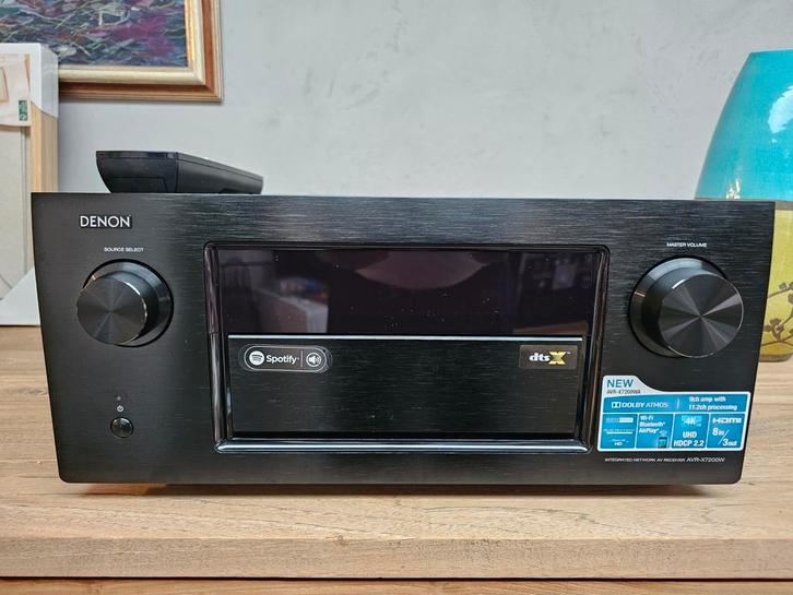 Denon AVR-X7200WA 9.2 AV Receiver DolbyAtmos DtsX  Upgrade!, Audio, Tv en Foto, Versterkers en Ontvangers, Zo goed als nieuw, 120 watt of meer