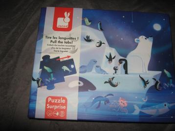 Janod puzzle surprise nieuw, Enlèvement, 10 à 50 pièces, Neuf
