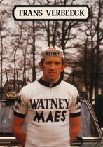 wielerprentkaart Frans Verbeeck, Ophalen of Verzenden