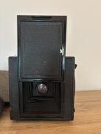 Antieke vouwcamera (1900–1930) met originele balg en doek, Audio, Tv en Foto, Ophalen of Verzenden, Gebruikt, Compact, Overige Merken