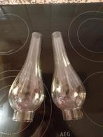 2x Lampenglas voor olielamp, Ophalen of Verzenden