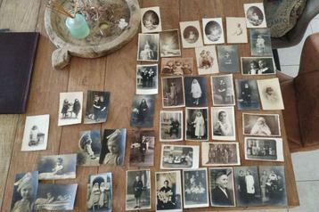 Gros lot cartes postales noir blanc enfants 1910-20 tournai.