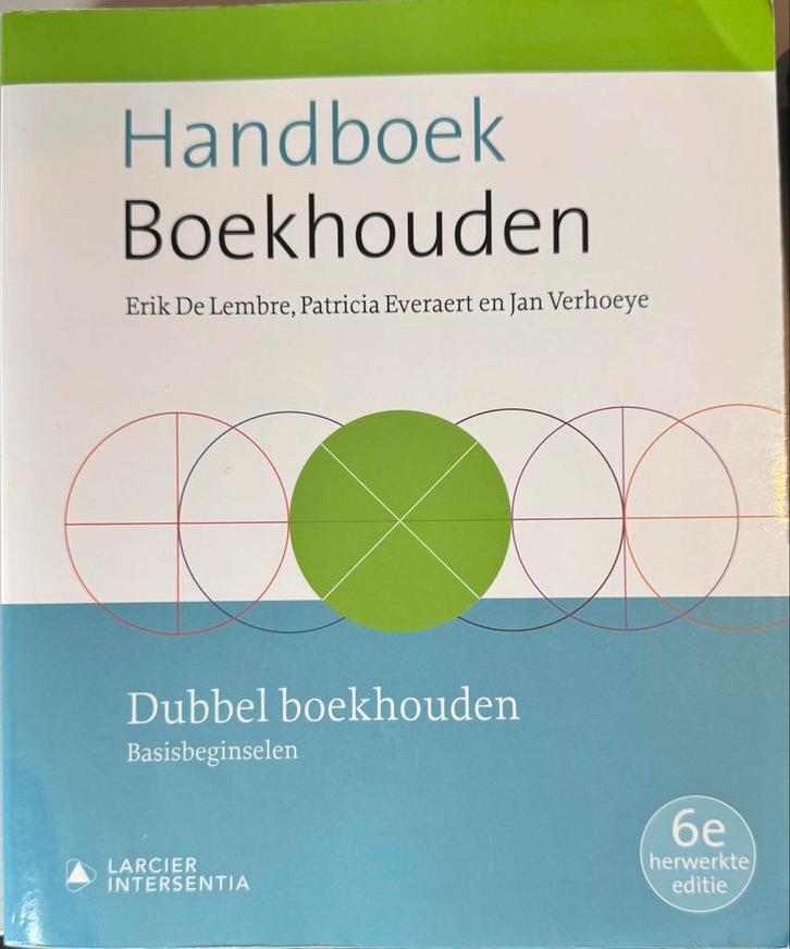 Handboek Boekhouden - Dubbel Boekhouden (zesde editie), Boeken, Economie, Management en Marketing, Zo goed als nieuw, Ophalen