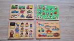 4 Vintage Puzzels Simplex Toys en Fisher Price, Kinderen en Baby's, Speelgoed | Kinderpuzzels, 10 tot 50 stukjes, Van hout, Gebruikt