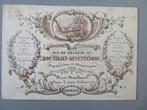 Carte Porcelaine 1850 boutique de la bibliothèque Houtekiet, Collections, Comme neuf, Avant 1940, Bâtiment, Enlèvement ou Envoi