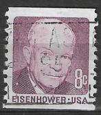 USA 1971 - Yvert 922 - Dwight David Eisenhower (ST), Postzegels en Munten, Postzegels | Amerika, Verzenden, Gestempeld