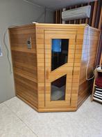 Infrarood sauna 160 x 160 (3p) Health Company, Sport en Fitness, Sauna, Ophalen, Zo goed als nieuw, Infrarood