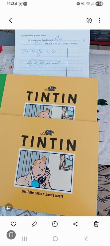 Kaart ontvangen gestempeld  beschikbaar voor biedingen