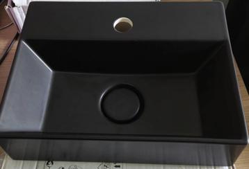 Fontaine Salenzi Spy 40x30 cm noir mat, Enlèvement, Neuf, Lavabo