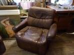 vintage leder zetel fauteuil Laauser 70er jaren, Huis en Inrichting, Ophalen