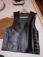 Gillet veste veston cuir noir homme gay fetiche biker, Ophalen of Verzenden, Zo goed als nieuw