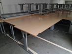 Grote professionele kantoortafel - werkoplossing, Doe-het-zelf en Bouw, Werkbanken, Ophalen of Verzenden, Zo goed als nieuw, 70 tot 120 cm