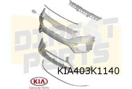 Kia e-Niro voorbumper (onder) (te spuiten) Origineel! 86512Q, Auto-onderdelen, Carrosserie, Bumper, Kia, Voor, Nieuw, Verzenden