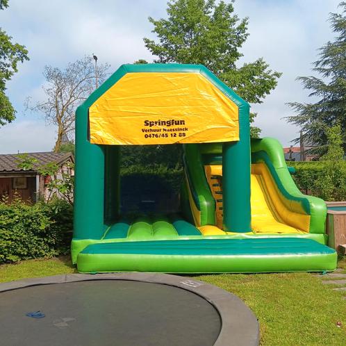 Jungle jump glijbaan te huur, Kinderen en Baby's, Speelgoed | Buiten | Springkussens, Zo goed als nieuw, Ophalen of Verzenden