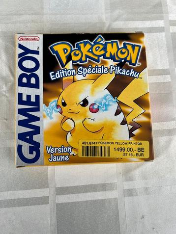 Nintendo Game Boy Pokemon Yellow Fra 