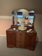 Commode + marmer blad, Antiek en Kunst, Antiek | Meubels | Kasten, Ophalen