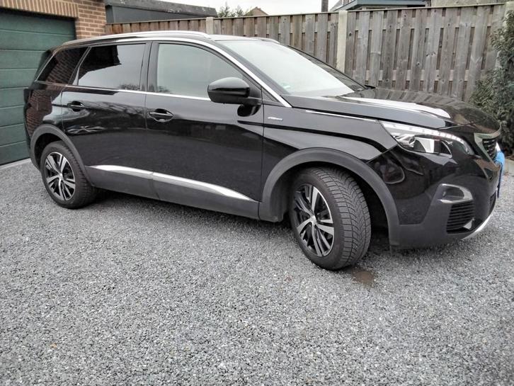 Peugeot 5008 GT-LINE 1,5 Bleu HDI  Automaat 2020, Autos, Peugeot, Particulier, Intérieur cuir, Toit ouvrant, Attache-remorque