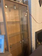 Vitrinekast met spot, Ophalen, 50 tot 100 cm, Glas, Minder dan 25 cm
