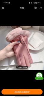 Nieuwe roze of zwarte thermische en tactiele handschoenen ma, Kleding | Dames, Homewear, Ophalen, Zwart