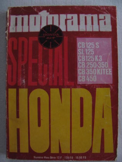 Motorama Honda 1972 CB125S SL125 CB 125 250 350 450, Livres, Motos, Utilisé, Marque ou Modèle, Enlèvement ou Envoi