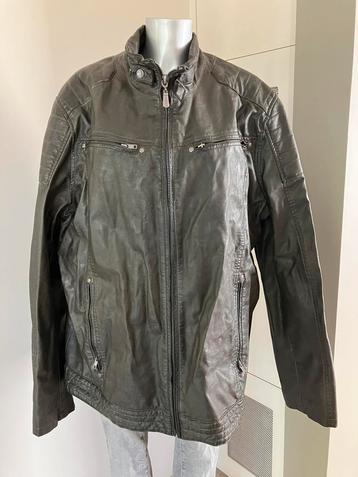 Bruin lederen jas - Deer Island - 3 XL beschikbaar voor biedingen
