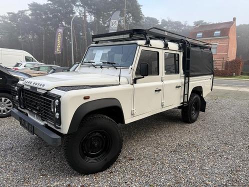 Landrover Defender 130 2.4D EURO4 '10 + 12M GARANTIE, Auto's, Land Rover, Bedrijf, Te koop, 4x4, Bluetooth, Centrale vergrendeling