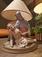 Statue sacrée ancienne de 100 ans - Jésus et Marie, Enlèvement