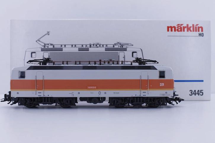 Marklin 3445 HO BR 143 DR, Hobby en Vrije tijd, Modeltreinen | H0, Zo goed als nieuw, Locomotief, Wisselstroom, Märklin, Analoog