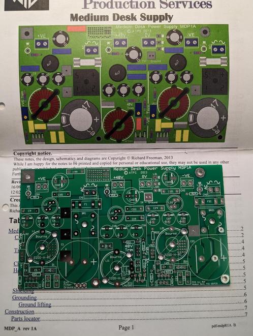 print voeding +/-18 V - 48V, Hobby en Vrije tijd, Elektronica-componenten, Nieuw, Ophalen of Verzenden