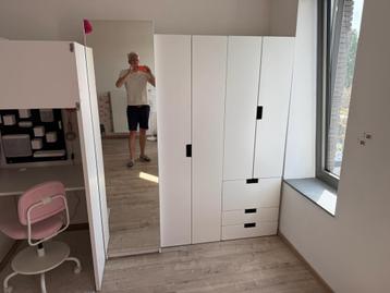 3 kasten wit kinderkamer met spiegel beschikbaar voor biedingen
