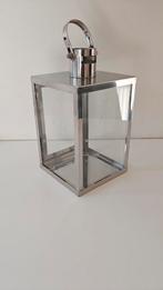 Lantaarn (windlicht), Huis en Inrichting, Ophalen, Gebruikt, Metaal, Grijs