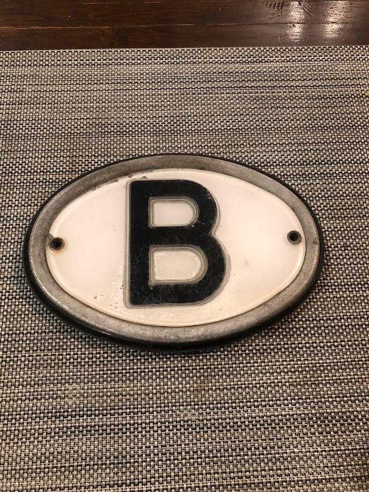 plaque arrière b Belgique blason logo ancêtre oldtimer, Auto-onderdelen, Carrosserie, Audi, BMW, Citroën, Fiat, Ford, Mercedes-Benz